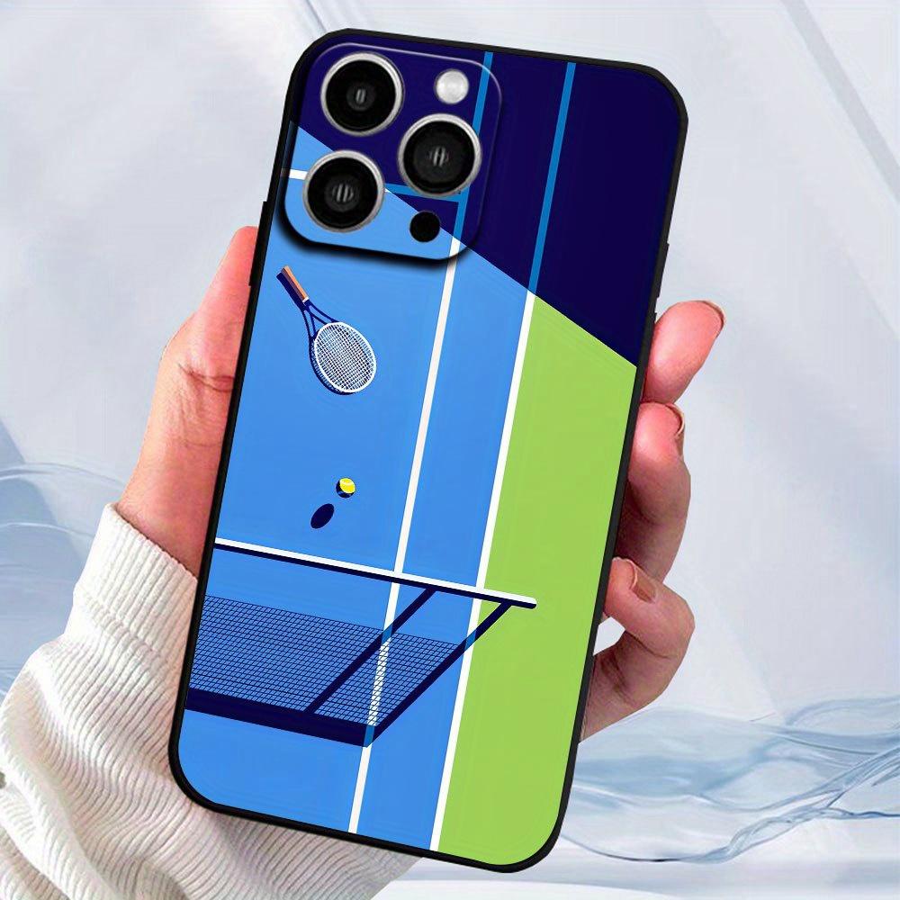 Tennis Cute Cartoon Phone Case for iPhone 17 16 15 14 13 12 11 Pro/ Max/Plus All-inclusive Frosted Soft Shell Lens Protection