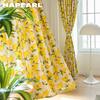 1 PZ NAPEARL 70-80% Tenda Oscurante Limone Modello Stampato Tenda per Bay Balcone Camera Da Letto Soggiorno Finestra Tende Decorazione Della Casa