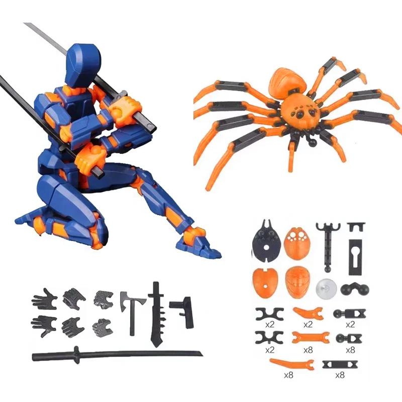 Multi-Jointed Movable Robot 3D Printed Mannequin Toy 13 Action Figure Full Body Movable Robot Toys Gifts For Children