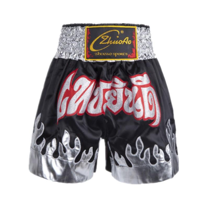 Muay Thai Boxing Shorts Breathable Cycling Jersey Training Combat Fight Workout Short Pants