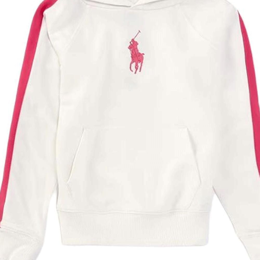Polo Ralph Lauren Hoodie With Embroidered Logo Kids Hoodies White 313957348-001