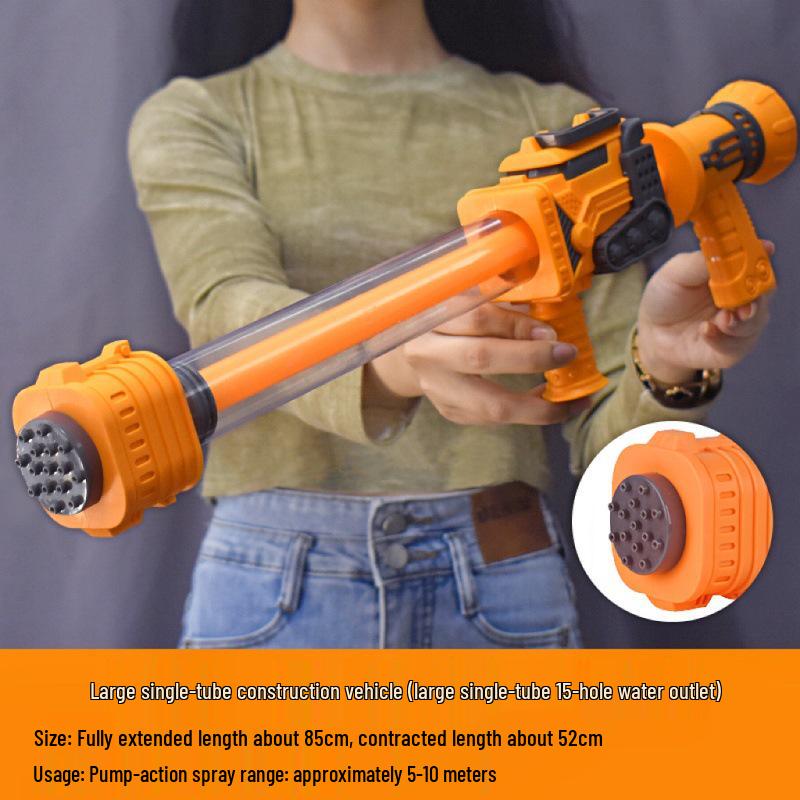 Multi-Hole Water Cannon Toy for Beach Play