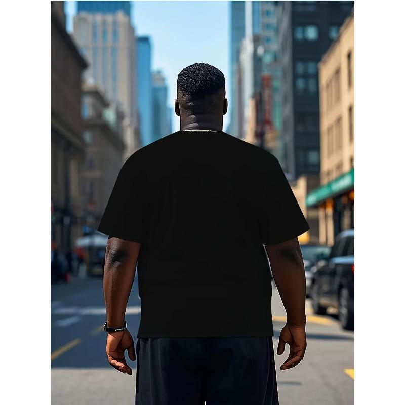 European Size Big & Tall T-shirt, with Skull with Beard And Celtic Design Print, Soft and Comfortable, Perfect for All Seasons