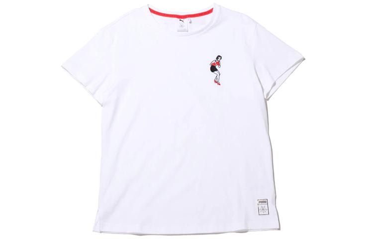 PUMA X Charlotte Tilbury T Shirts Women s Crew Neck Moderate Straight Fit 596763-57 S