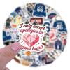 10/30/54pcs American TV Series Off Campus Stickers Classic Cartoon Decals DIY Suitcase Fridge Waterproof Cool Graffiti Sticker