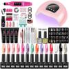 Manicure Set With Nail Dryer Nail Lamp Nail Drill Machine Manicure Set Kit Nail Tools Set 4