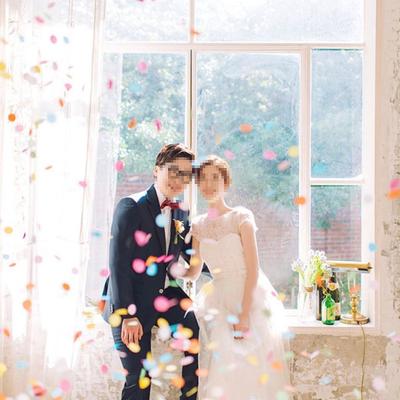 RAINBOW Biodegradable Tissue Paper Throwing Table WEDDING CONFETTI Flutter Fall
