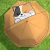 Pocketful of Joy: Cute Cat Pocket Print Umbrella   Auto Open/Closed, Outdoor Protection, Lightweight & Durable Travel Accessory 106