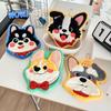 Hanging Style, Small Dog, Thick and Super Absorbent, Cute Cartoon, Hand Towel, Coral Fleece, Kitchen and Bathroom