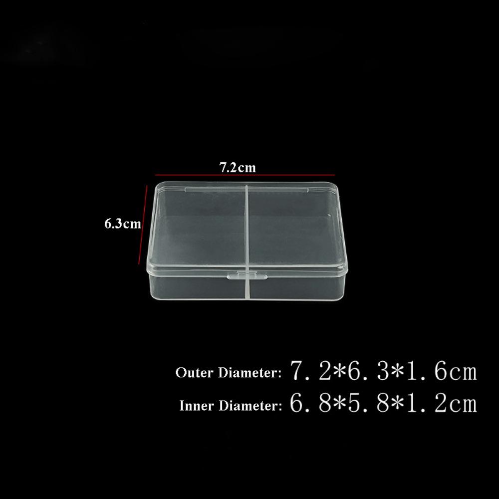 Square Jewelry Beads Container Plastic Sundries Organizer Small Items Case  Packing Boxes