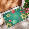 Christmas Decoration Cartoon Crystal Velvet Carpet Non-slip Soft Living Room Bedroom Holiday Atmosphere Rug Home Decor