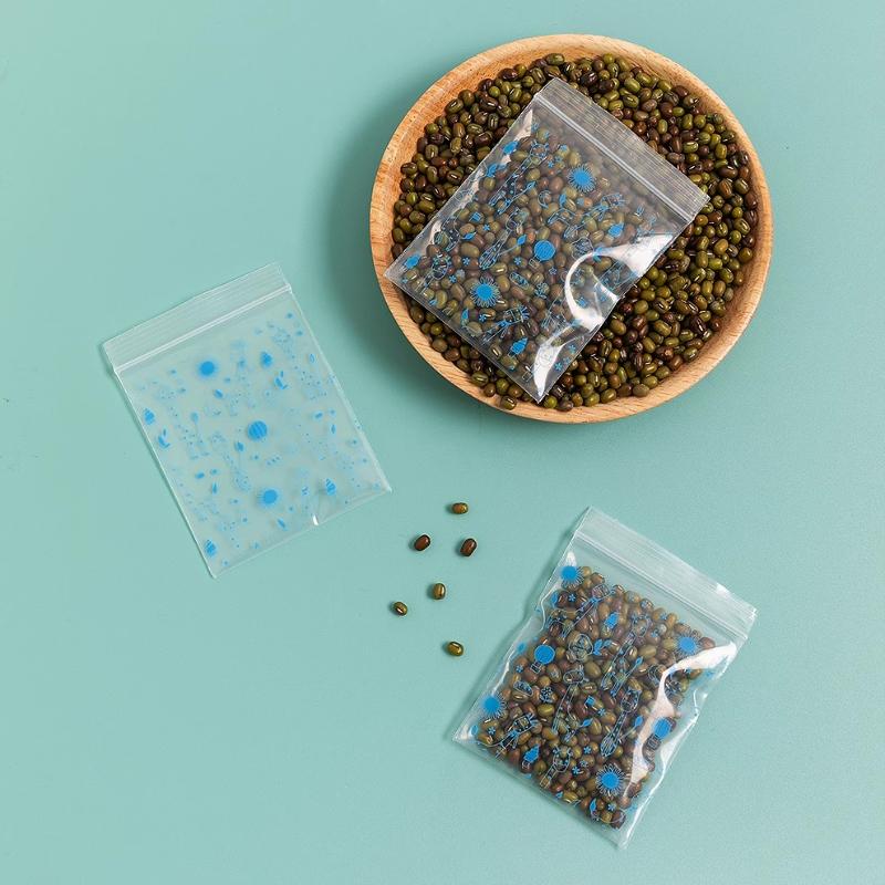 Thickened Self Sealing Tote Cartoon Photo Jewelry Packaging Sack Cute Colored Plastic Packaging Handheld Account Decoration and Sorting Bag