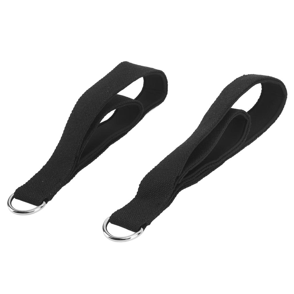 2 Pcs Pilates Straps Anti Slip Practical Pilates Double Loop Straps for Home Gym Workout