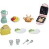 Sylvanian Families EPOCH Breakfast Set Furniture Toy for Dollhouse Age 3 and Up