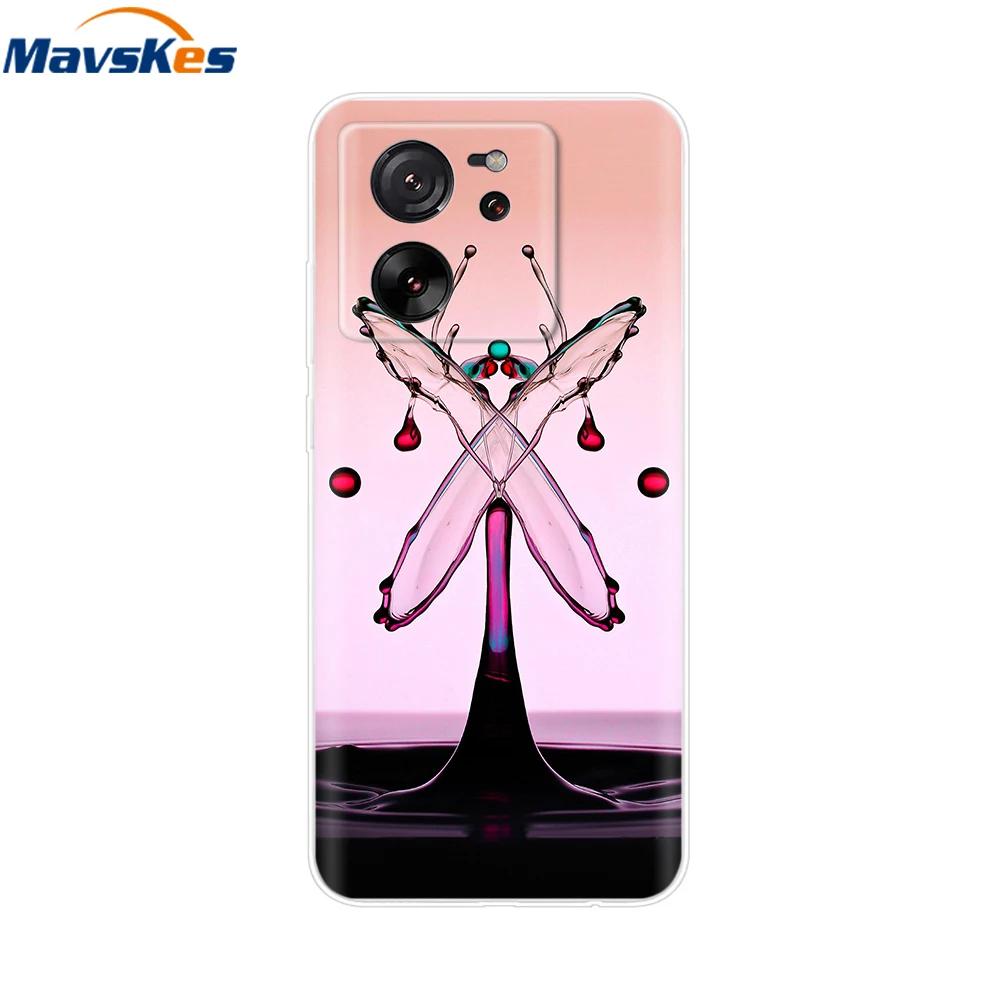 Mobile Phone Bag Case For Xiaomi 13T Case Mi13T Soft Silicone Cover For Xiaomi 13T Pro Clear Bumper For Xiaomi Mi 13T Pro Coque