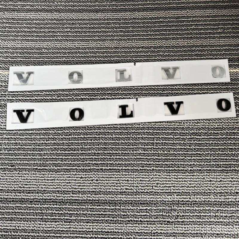 vzpgl9 Volvo Car Trunk Letter Logo Emblem 3D ABS Badge Sticker for XC40 XC60 XC90 S40 S60 S80 V40L V60L V80L AWD T4 T5 T6 T8 D3 D4 D5