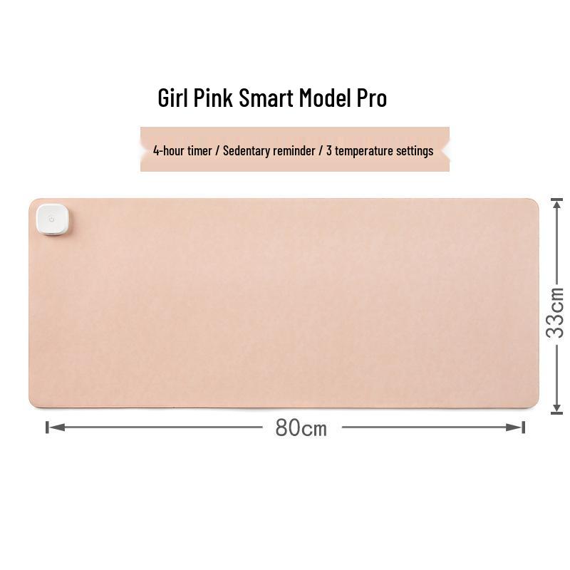 

Heated Leather Desk Pad: Extra Large Warm Mouse Pad & Hand Warmer for Office or Study
