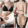 French Front Buckle Triangle Cup Wireless Bra Set - Elegant and Sexy Design for Young Ladies