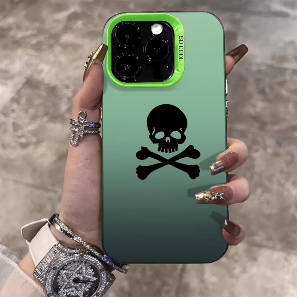 Personality Cool Fashion Phone Case For iPhone 17 Pro Max 17e 16e 15 17 Air 14 13 12 11 Pro Max 8 Plus X IMD Shockproof Cover