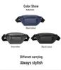 Men's Business Casual Crossbody and Waist Bag for Cycling