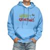 Men's Print Hooded Sweatshirt Long-Sleeve Casual Pullover Hoodie Hooded Sweatshirt