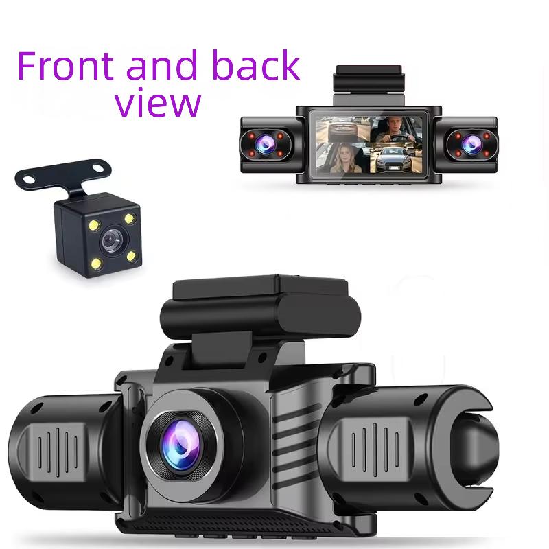 4 Channel WiFi 360° Panoramic Dash Cam, 1080P IR Night Vision 170° Wide Angle, G-Sensor 24H Parking Monitor
