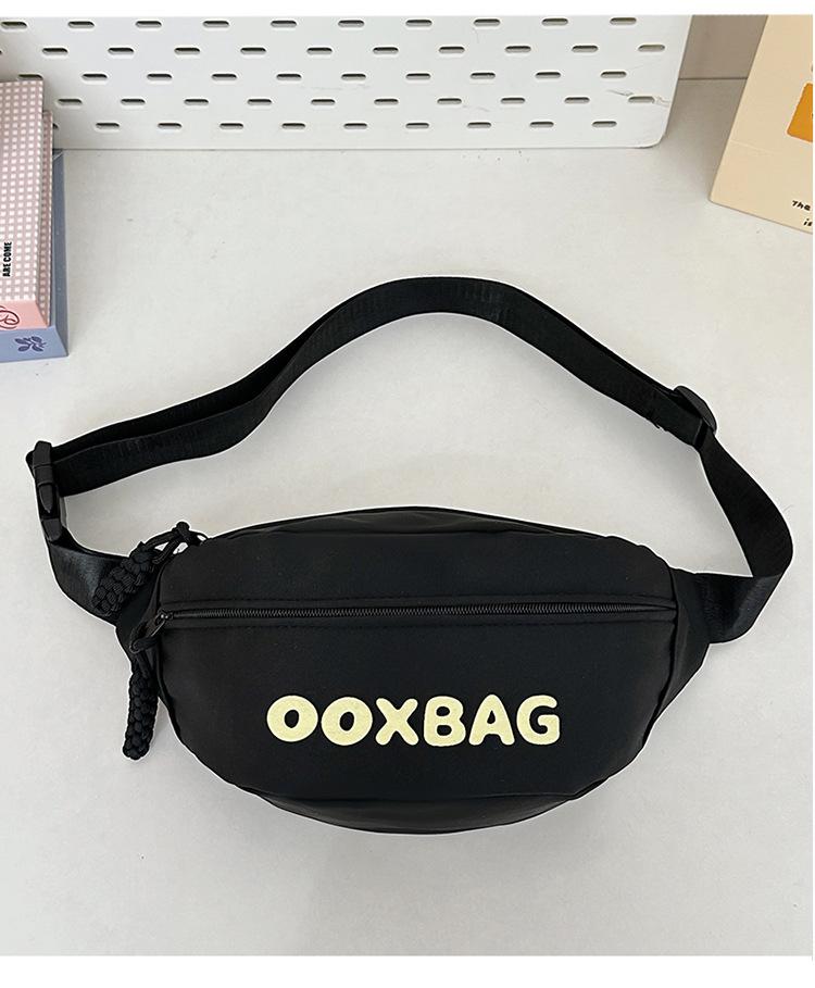 New Fashion Trend New Breast Bag Women's Bag Leisure Travel Bag Lightweight Shoulder Messenger Bag Simple and Versatile Fanny Pack