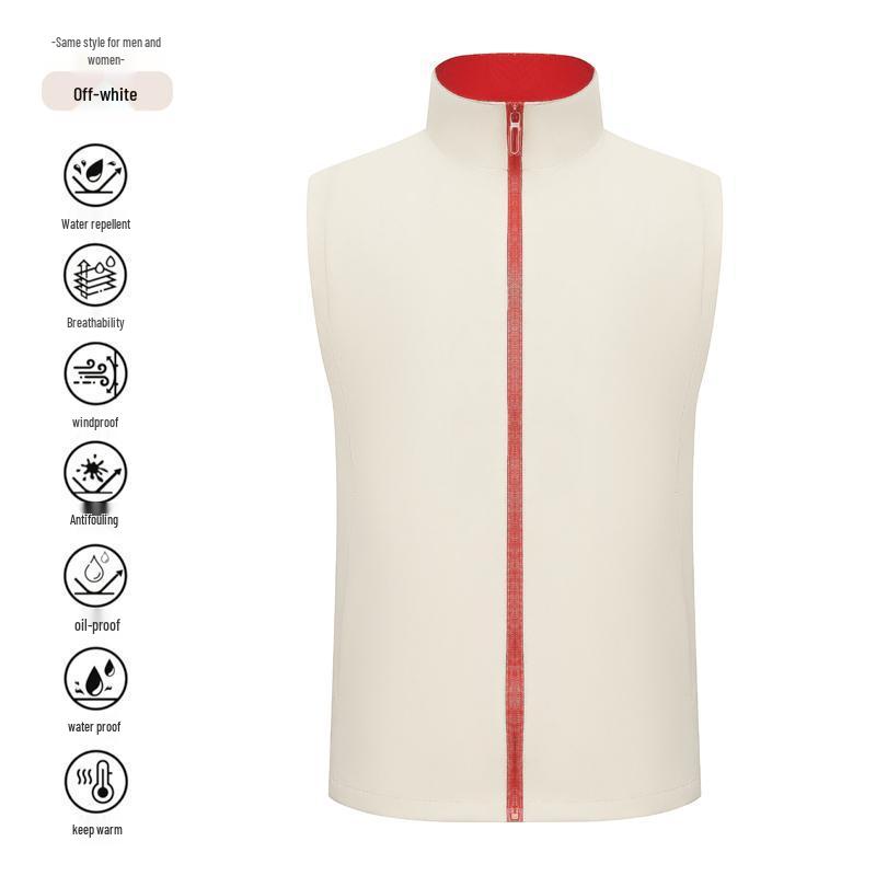 Outdoor High-End Custom Logo Vest - Three-Proof Casual Workwear Mountaineering Jacket