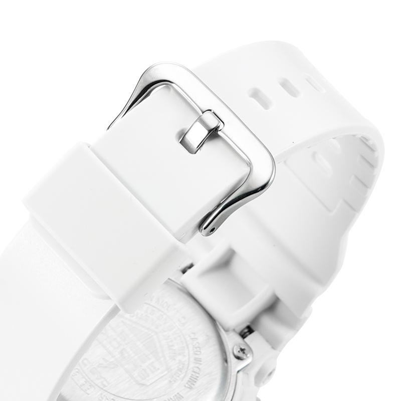 Casio Męski zegarek z podwójnym wyświetlaczem ciekłokrystalicznym/analogowym Seria Srebrny Zegarek GMA-S120MF-7A1 GMA-S120MF-7A1