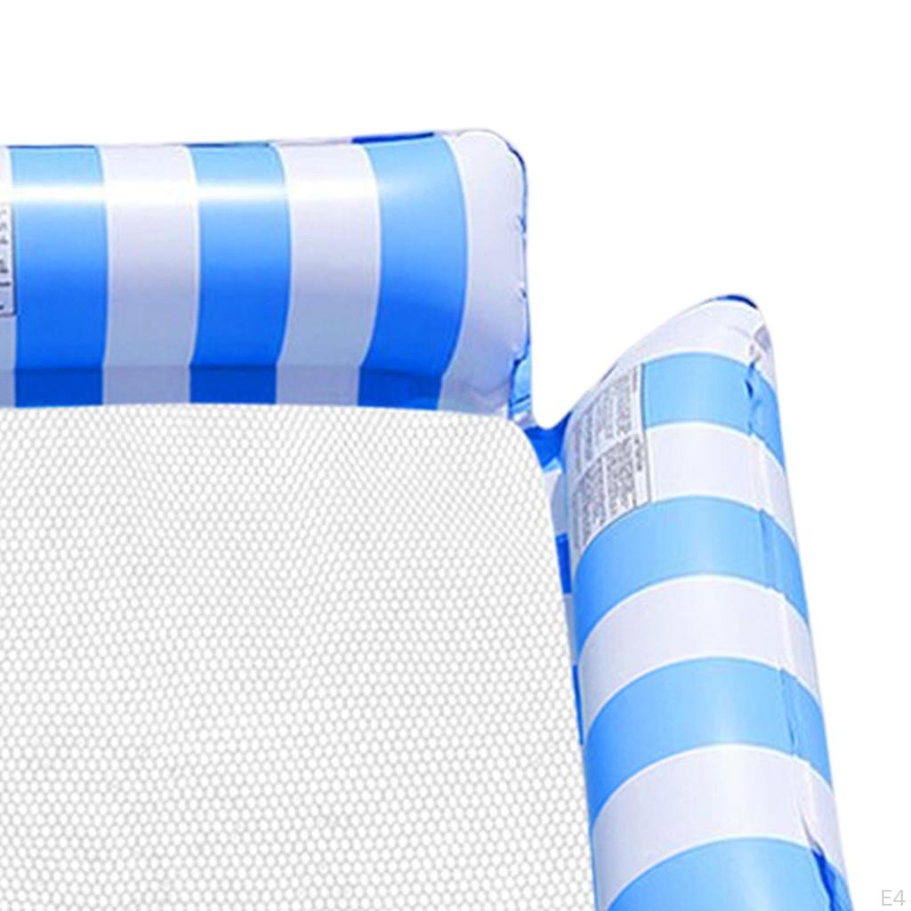 Chair, Inflatable Recliner, Buoyancy Bed Float Lounge Water Hammock for Beach,