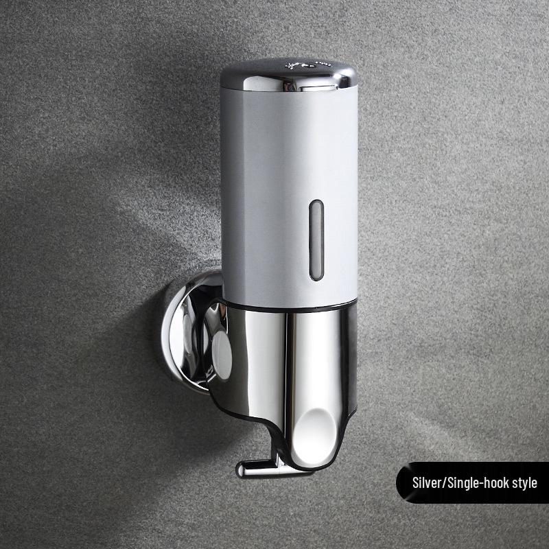 Manual Wall-Mounted Foam Soap & Shower Gel Dispenser for Bathrooms