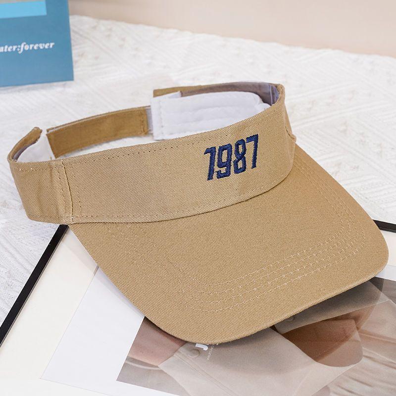 

Шляпа Женская Мужская Защищающая от солнца Шляпа без верха Солнечная шляпа Летняя для занятий спортом на открытом воздухе Бег Бейсболка с козырьком 1987 Khaki All yards