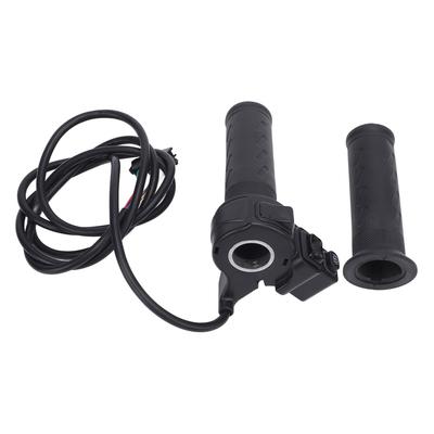 Electric Bike Throttle Grip Sensitive Speed Control Scooter Handlebar Grip with 1.6m Cable SM Connector for 22.5mm Handlebars