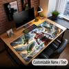 Custom Name Extended Mouse Pad,Dragon Ball Gaming Desk Mat For Home Office Desktop Decor