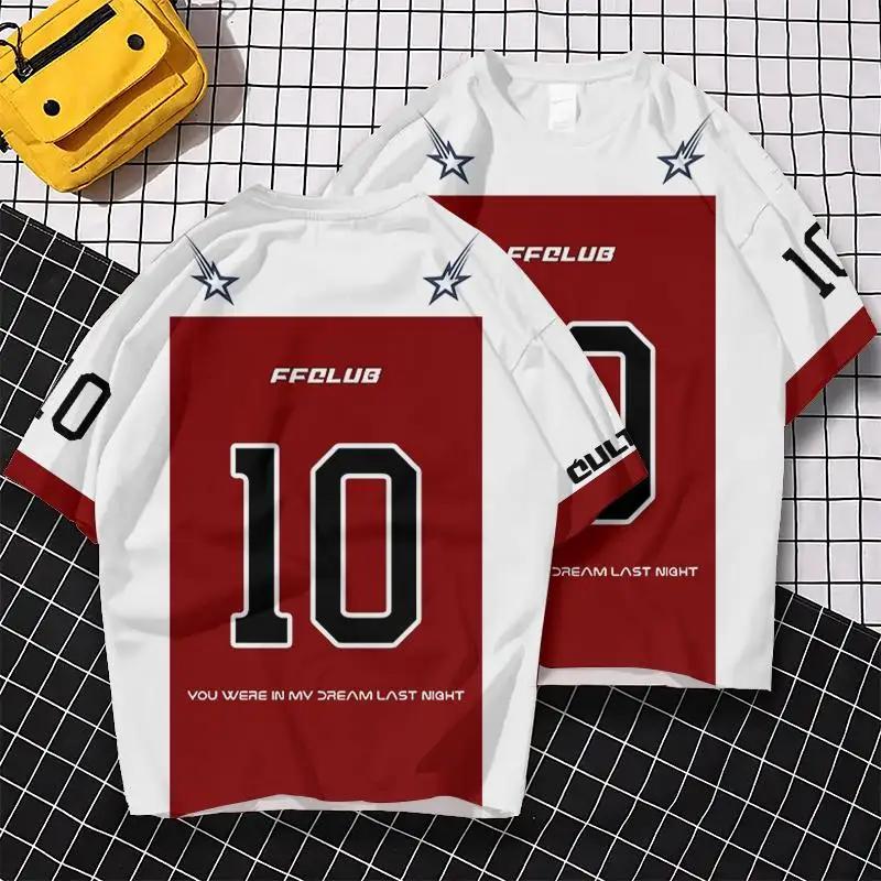 Printed short sleeved T-shirt basketball T-shirt breathable top