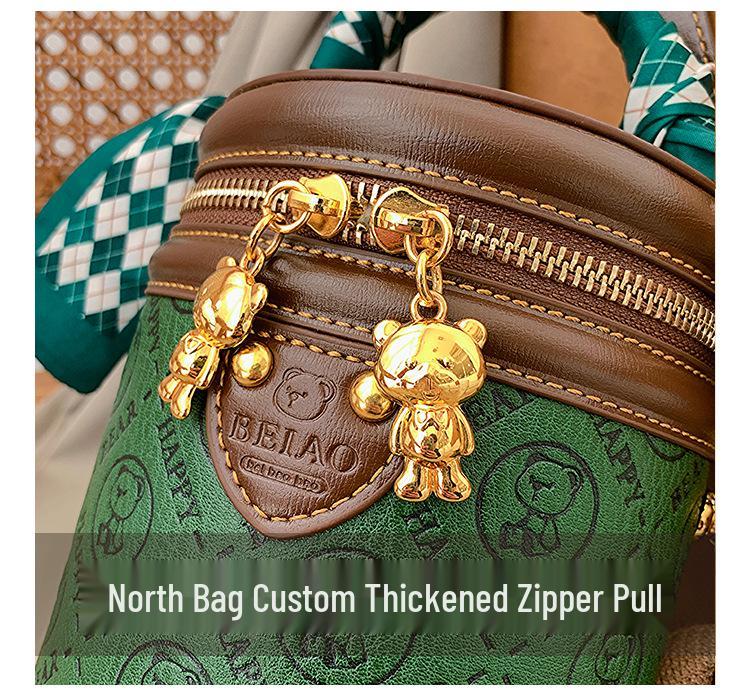 Women's Fashionable Crossbody Niche Cylinder Shoulder Bag