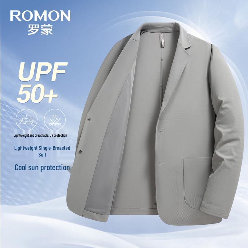 ROMON Men s Ice Silk Cooling Business Blazer L