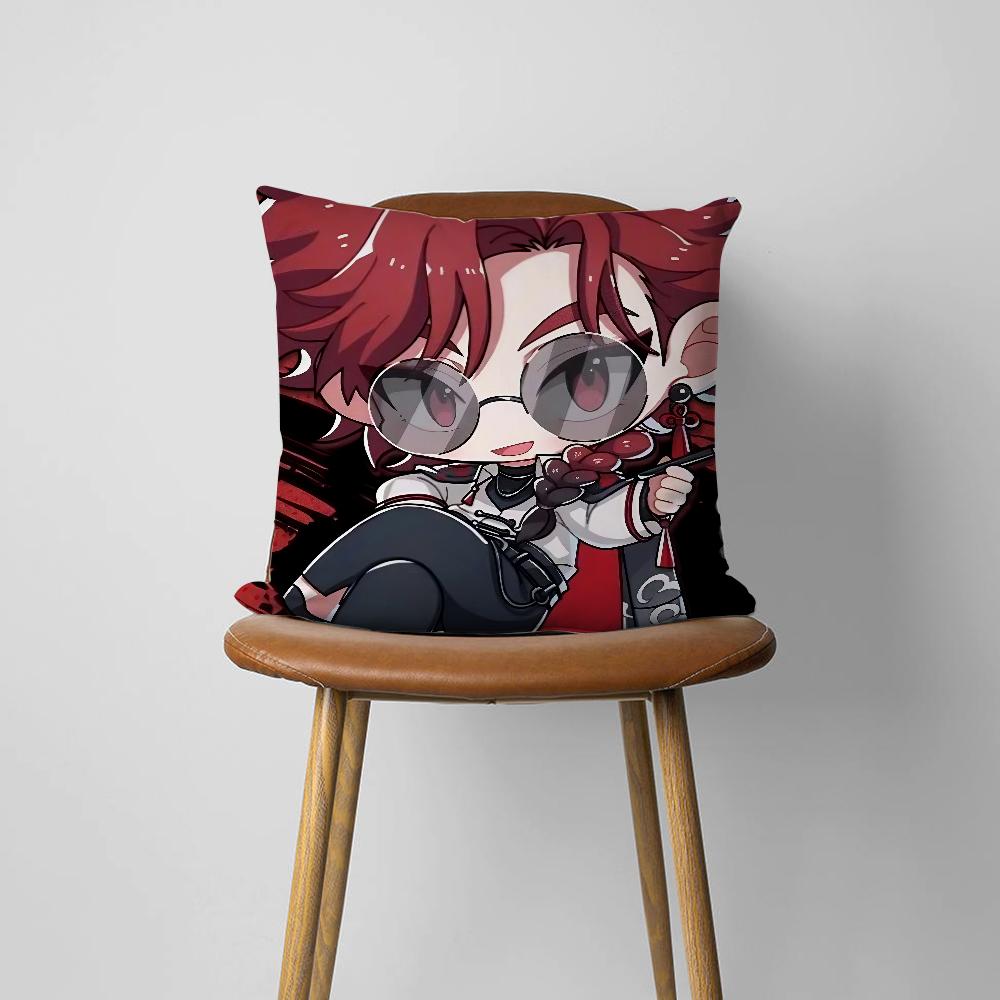 TV Link Click Vein Xia Fei Liu Xiao Cute For Bedroom Car Coffee Shop Room Soft and Living Room Sofa Decorative Pillow Cover Case