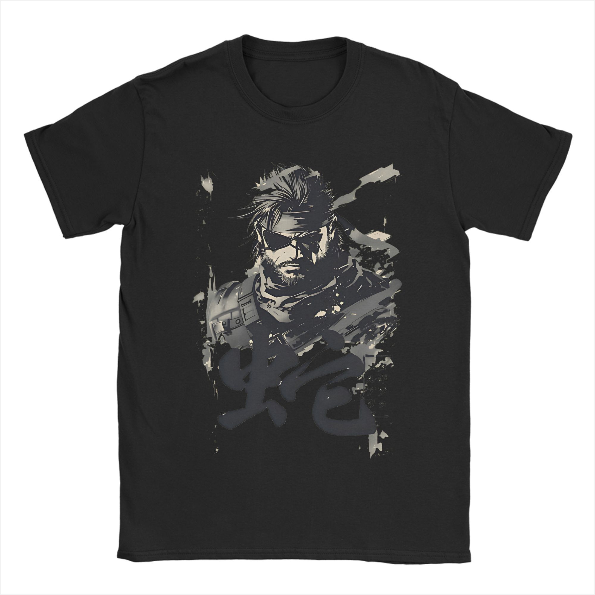2026 SpringSummer Vintage Video Game Retro Metal Gear Japanese Version Fan Gift Trendy Cotton Tshirt for Both Men and Women 3XL