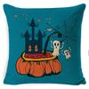 Halloween Tag Zuhause Sofa Kissenbezug Leichter Luxus Kissen Halloween Leinen Kissenbezug