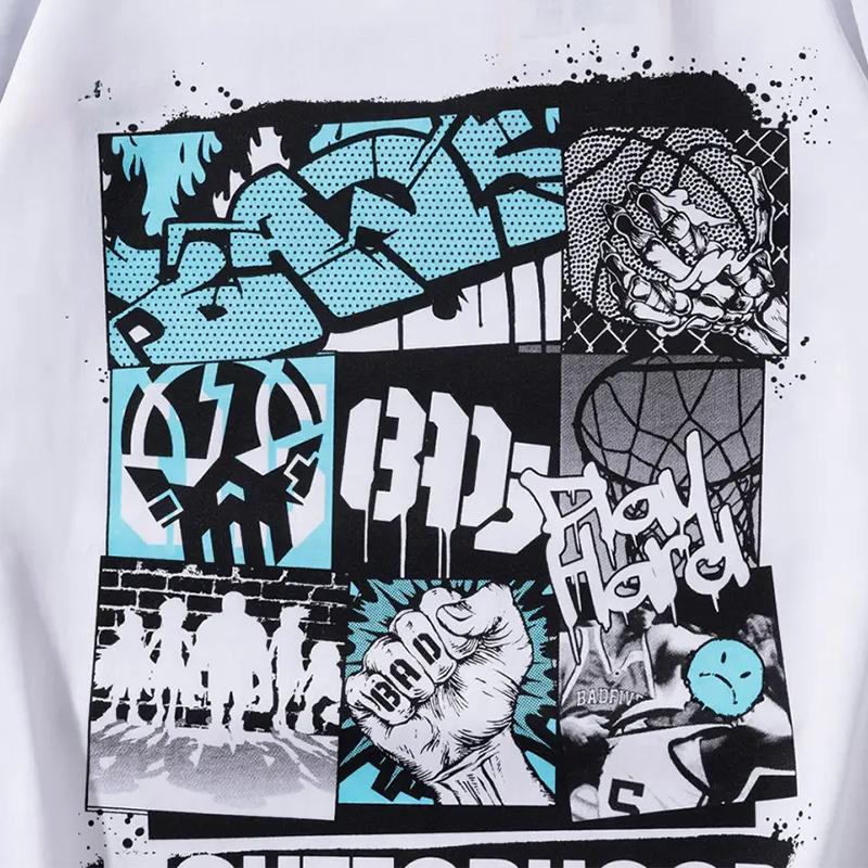 Li-Ning Printed Loose Short Sleeve T-Shirt Comfortable Versatile Skin-Friendly Shorts Casual Sports Set Unisex Sets AHSUA27-1+YKSV129-1