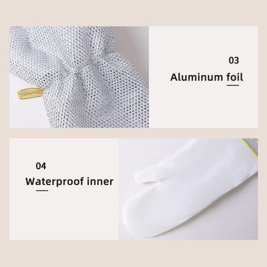 2/5 ks Drátěné mycí rukavice Opakovaně použitelné Kuchyňské Síťované rukavice na mytí nádobí s rybí šupinou Šetrné k hrncům Čisticí rukavice Multifunkční čisticí nástroje