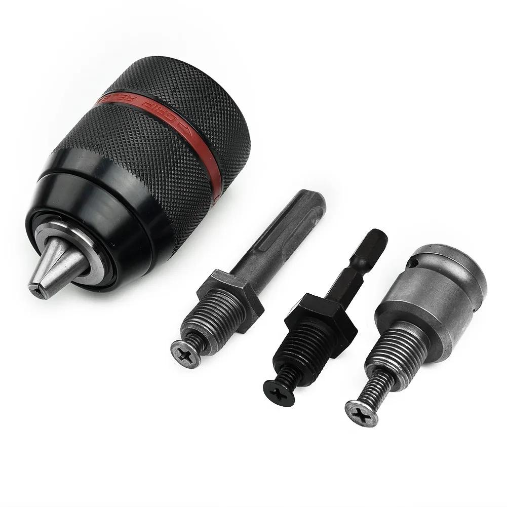Keyless Drill Chuck 213mm 12inch for SDS PLUS 2 13mm Clamp Range Ergonomically Designed for Comfort and Efficiency