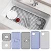 Open-hole Honeycomb Kitchen Dishwashing Hollow Bottom Drain Pad Scratch-proof and Non-slip Sink Pad