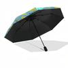 Toy Story Aliens Themed Automatic Opening and Closing Umbrella, Brightly Colored 8-rib Portable Umbrella, Suitable for Men and Women, A Perfect Gift F