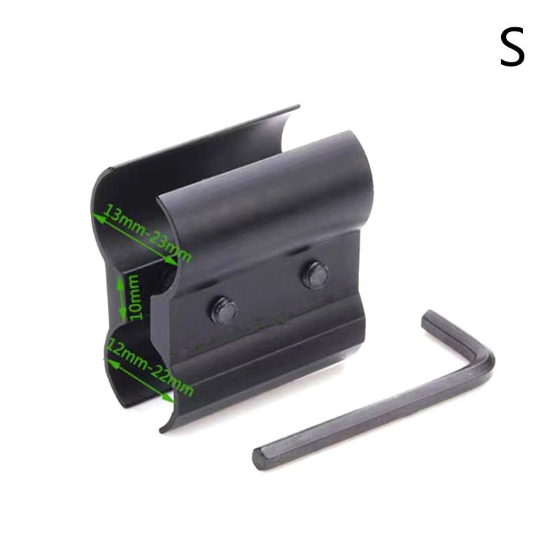 Rifle Barrel Scope Mount Guide Clamp Row Clip Easy Fit For Ir Night Vision Flashlight Telescope Sight Laser Hunting Accessories
