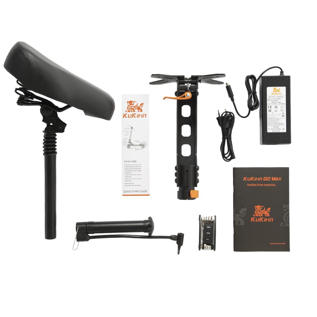 KuKirin G2 Max Outdoor Riding Multi-Terrain E-Scooter Für Erwachsene 1000W 48V20Ah 10-Zoll-Reifen Straßenreifen Urbanes Pendeln Faltbarer Elektroroller