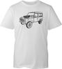 Vintage 4x4 Off Road Car Tshirt Classic British Automotive Graphic Unisex Tee