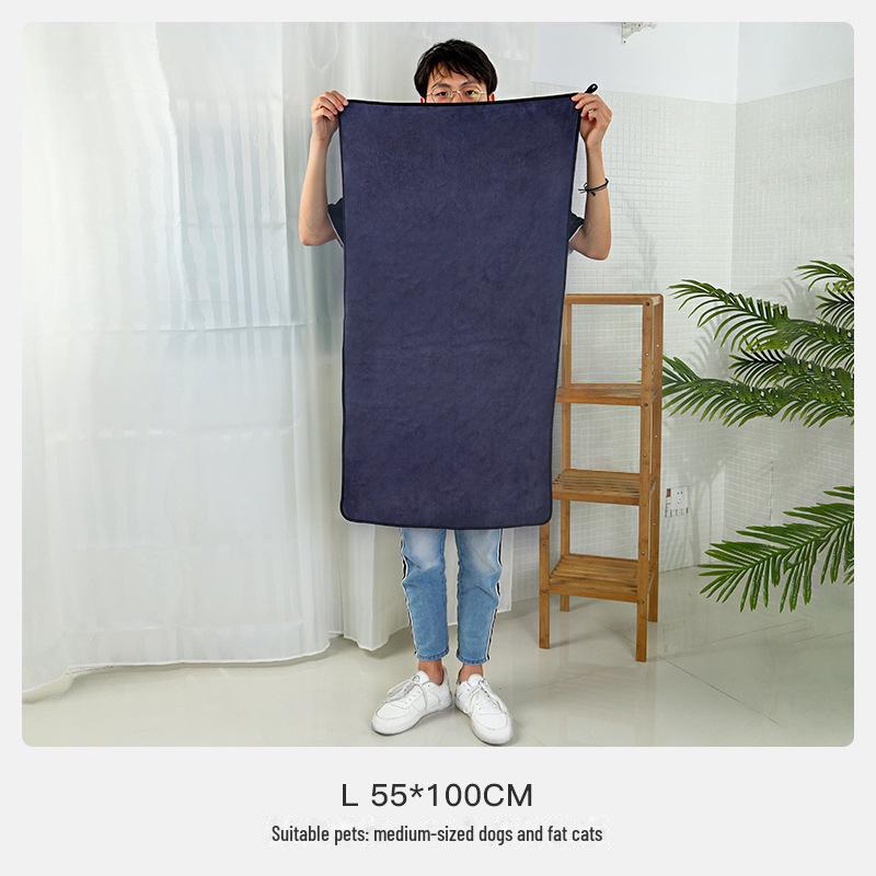 Super Absorbent Quick-Dry Pet Bath Towel for Cats and Dogs