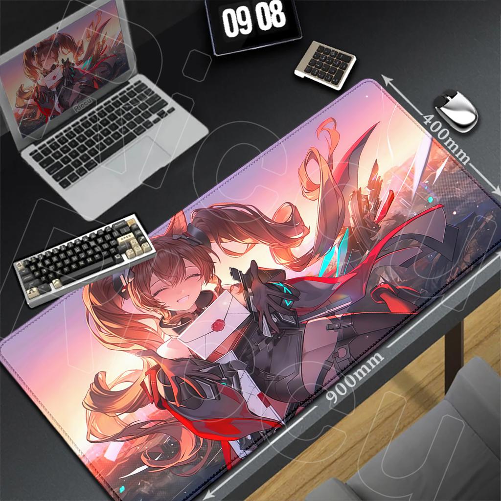 Heißes Spiel Arknights Endfield Kawaii Anime Mädchen Gilberta Mauspads HD Druck Gummi Büro Computer Tischmatte Laptop Tastaturmatte